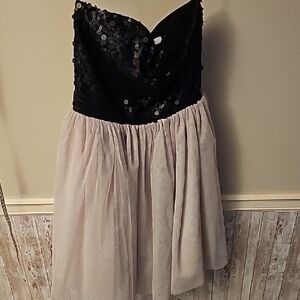 ❄️dELiA*s Black Sequin Tiered Dress #C8